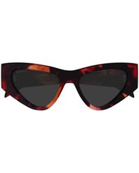 Gucci - Eyewear Cat-Eye Frame Sunglasses - Lyst