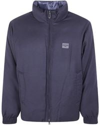 Emporio Armani - Zip-Up High Neck Jacket - Lyst