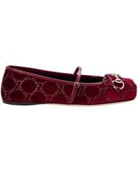 Gucci - Horsebit Ballet Shoes - Lyst