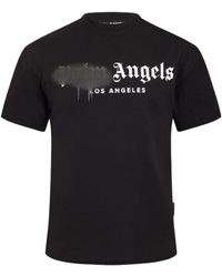 Palm Angels - Logo Crew Neck T-Shirt - Lyst