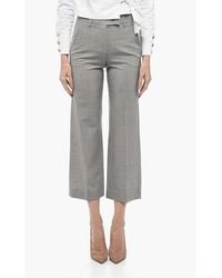 Ql2 - Pressed-Crease Cropped Trousers - Lyst