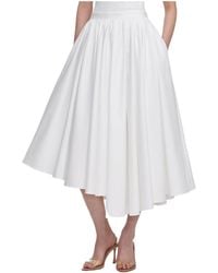 Self-Portrait - Pleated Maxi Skirt - Lyst