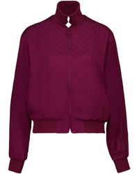 CASABLANCA - Monogram Zipped Track Jacket - Lyst