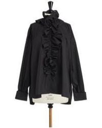 Dior - Blouse With Removable Ruched Collar - Lyst