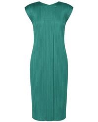 Pleats Please Issey Miyake - Pleated Dress - Lyst