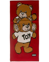 Moschino - Teddy Bear Pattern Scarf - Lyst