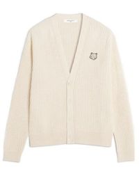 Maison Kitsuné - Fox Head Cotton Cardigan - Lyst