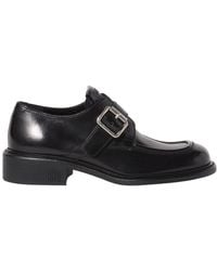 Miu Miu - Leather Shoes With Buckle - Lyst