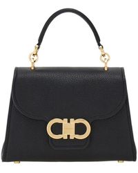 Ferragamo - Top Handle Double Gancini (Xs) - Lyst