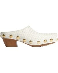 Bottega Veneta - Gondola Studded Mules - Lyst