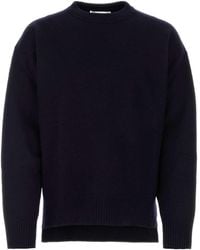 Jil Sander - Crewneck Knitted Jumper - Lyst