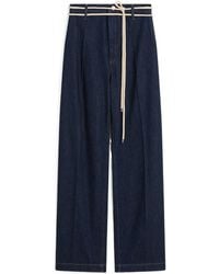 Sportmax - Nembi Pleat Detailed Jeans - Lyst