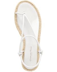Gianvito Rossi - Leather Espadrille Sandals - Lyst