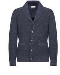 Brunello Cucinelli - Long Sleeved Knitted Cardigan - Lyst