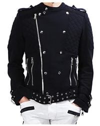 Balmain - Long-Sleeved Zip-Up Jacket - Lyst