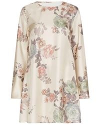 Marella - Printed Long-Sleeve Dress - Lyst