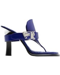 Burberry - Bay Equestrian Knight Motif Sandals - Lyst