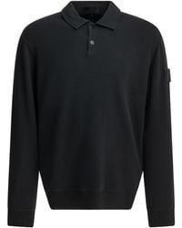 Stone Island - Long-Sleeved Polo Shirt - Lyst