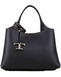 Tod's - Logo Embossed Mini Crossbody Bag - Lyst
