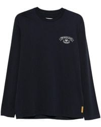 Emporio Armani - Logo-Print Long-Sleeve T-Shirt - Lyst