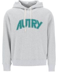 Autry - Logo-Printed Drawstring Hoodie - Lyst