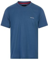 Kiton - Logo Embroidered Crew-Neck T-Shirt - Lyst