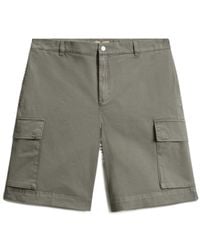 Woolrich - Cargo Cotton Twill Shorts - Lyst