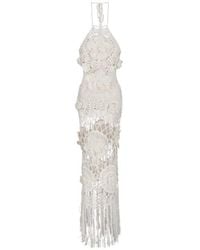GIUSEPPE DI MORABITO - Cut Out Detailed Crochet-Knit Maxi Dress - Lyst