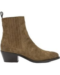 Sartore - 'Velour 45 Mm' Cowboy Ankle Boots - Lyst