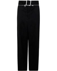Jean Paul Gaultier - Striped Trousers - Lyst