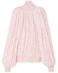 Alaïa - Fringed Turtleneck Sweater - Lyst