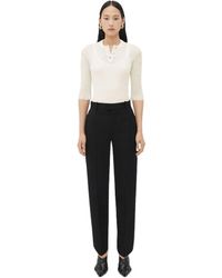 Bottega Veneta - High-Waisted Flared Trousers - Lyst