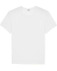 Saint Laurent - Cotton Modal T-Shirt - Lyst