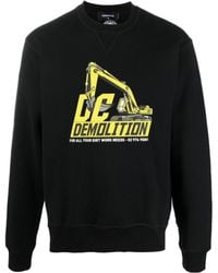 DSquared² - Graphic-Print Cotton Sweatshirt - Lyst