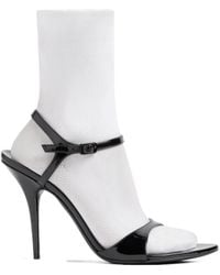 Balenciaga - Avenue Sock Heeled Sandals - Lyst
