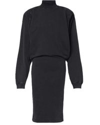 Mugler - Midi Bat Sleeves T-Shirt Dress - Lyst