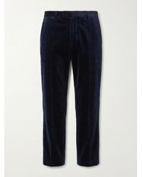 Gucci - Stretch Velvet Trousers - Lyst