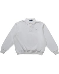 Polo Ralph Lauren - Logo-Embroidered Long-Sleeved Polo Shirt - Lyst