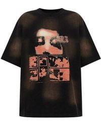 MISBHV - 7:30 Pm Lakefront Graphic-Print Washed T-Shirt - Lyst