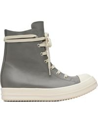 Rick Owens - Lace-Up High-Top Sneakers - Lyst