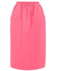 Chloé - Elastic-Waistband Pocket Skirt - Lyst