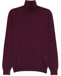Etro - Roll-Neck Embroidered Top - Lyst