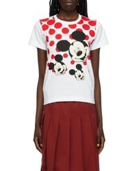 Comme des Garçons - Printed Cotton T-Shirt - Lyst