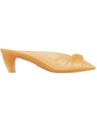 Chloé - Chloé Jelly Heeled Mules - Lyst
