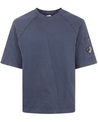 C.P. Company - Short Sleeve Pocket Sweatshirt - Lyst