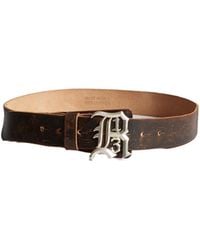 R13 - Logo Buckle Belt - Lyst