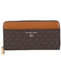 Michael Kors - Michael Logo Plaque Zipped Wallet - Lyst
