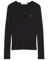 Maison Kitsuné - Maison Kitsuné Baby Fox V-Neck Cardigan - Lyst
