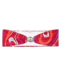 PUCCI - Pucci Marmo Print Strapless Bikini Top - Lyst