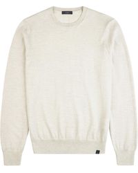 Fay - Crew-Neck Knitted Sweater - Lyst
